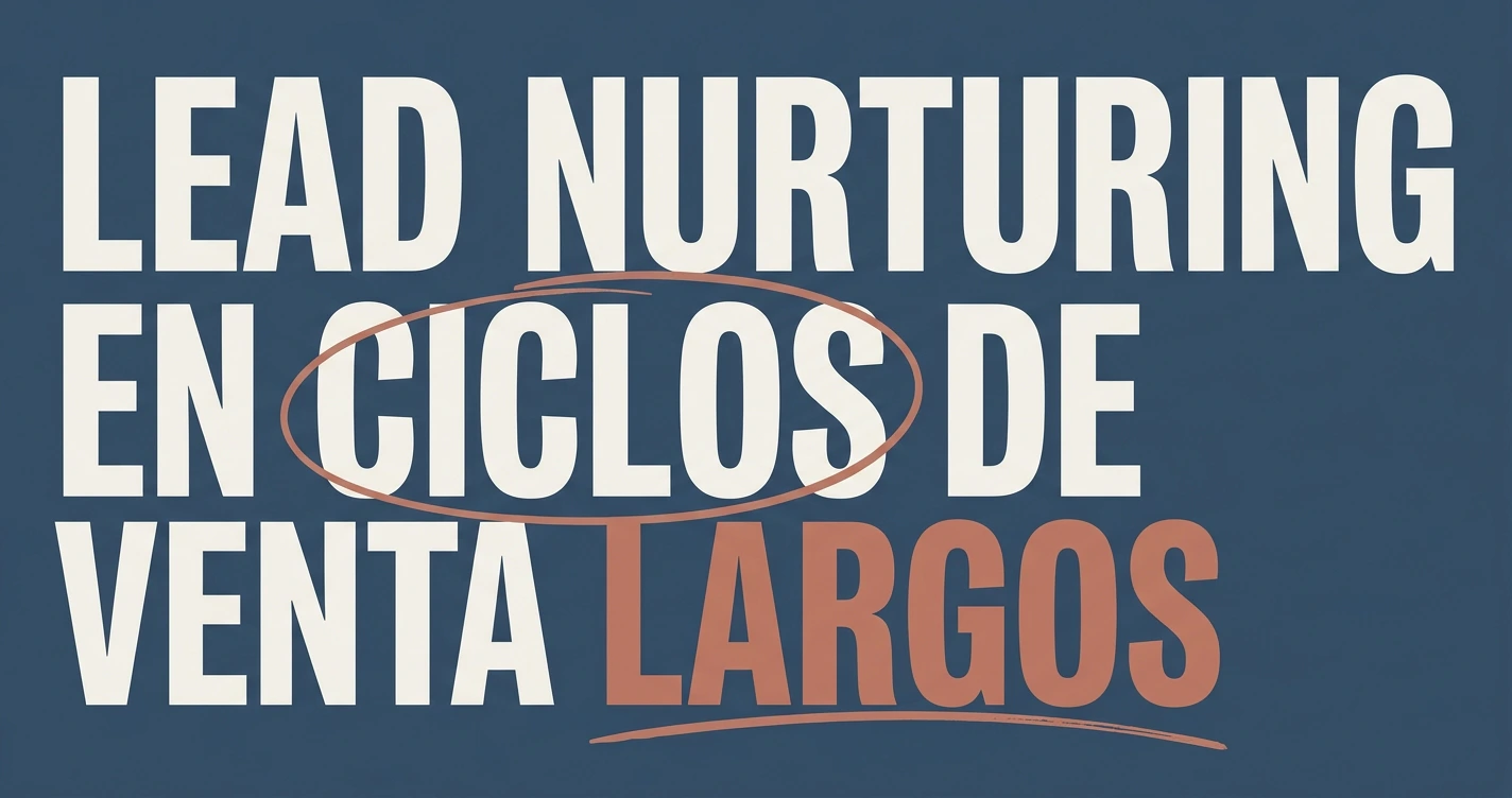 Nurturing de leads en ciclos de venta largos