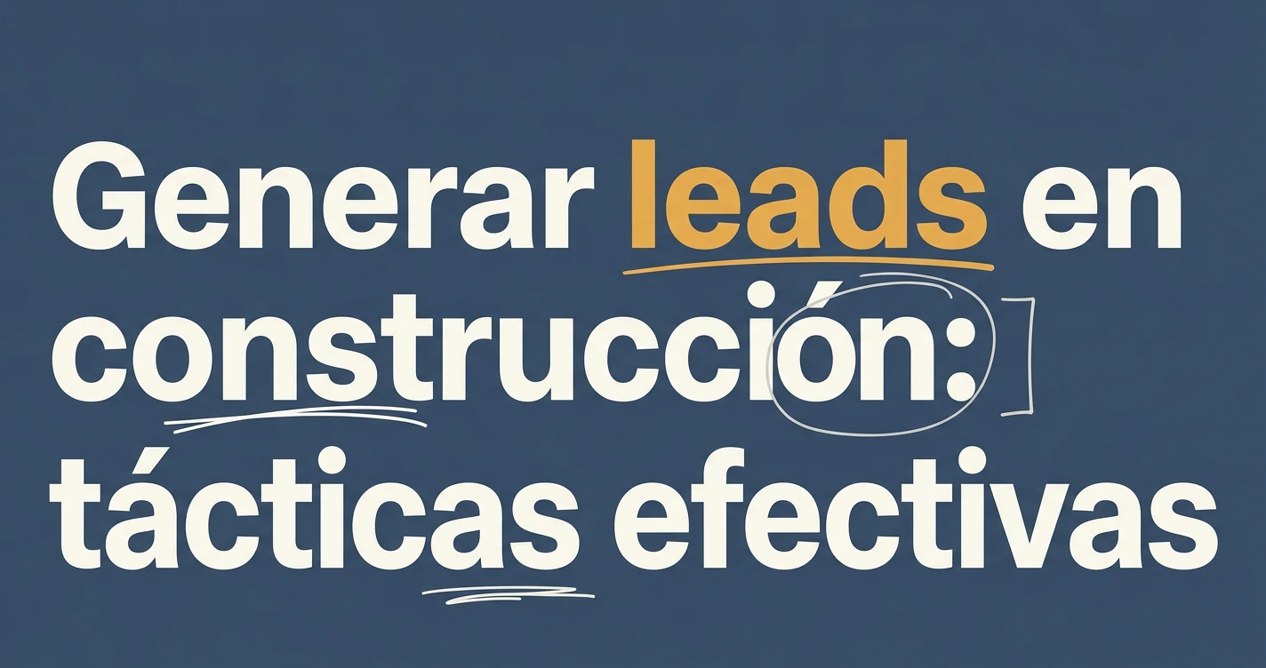 Generar leads en construcción: tácticas de marketing
